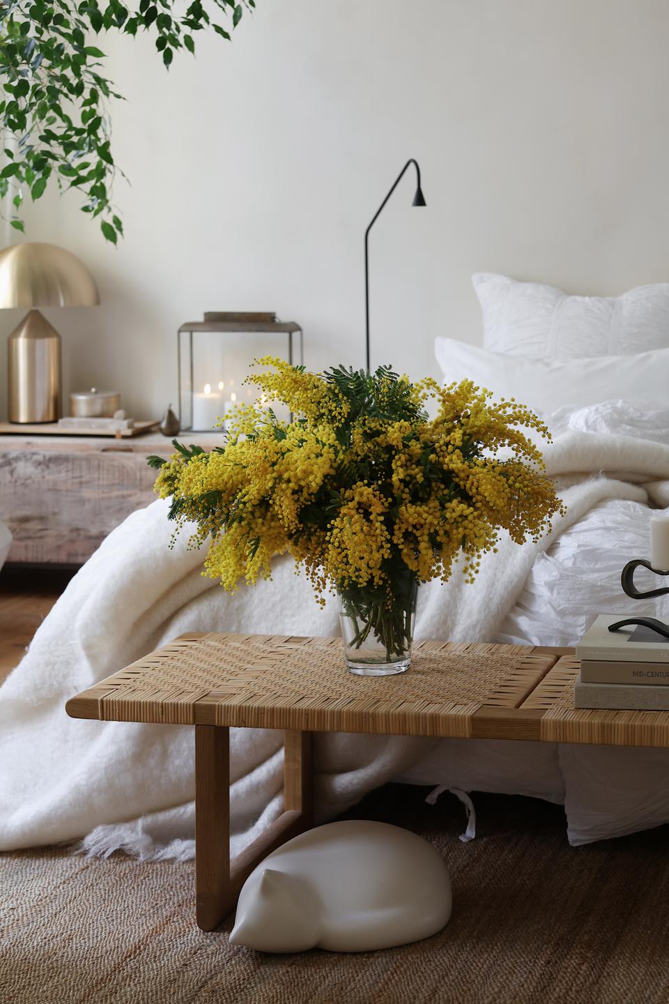 Københavner GLASS Clear vase med blomster i indretning
