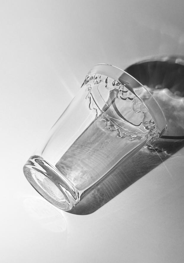 Københavner GLASS Clear vase, detalje
